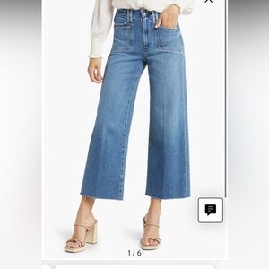 Paige Anessa Wide leg Crop Jeans